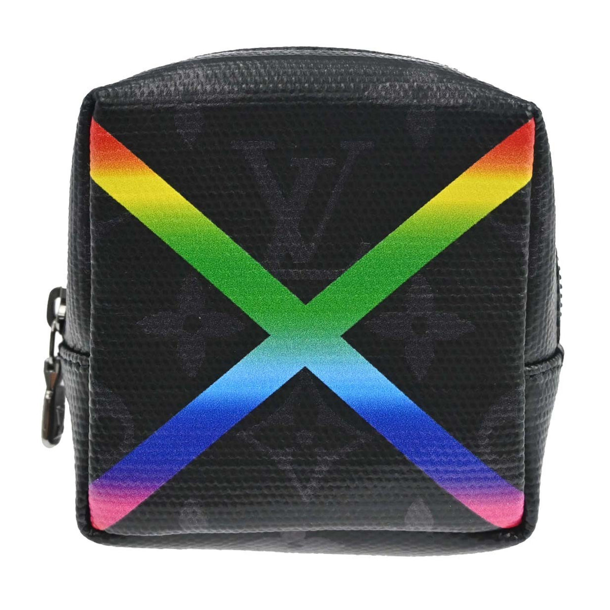 Louis Vuitton Box Pouch Bag Charm and Belt Charm Rainbow Monogram Eclipse Canvas Product Image