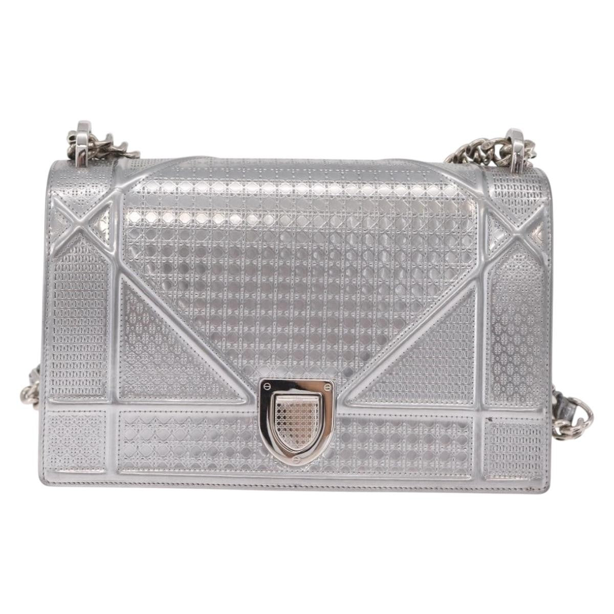 Christian Dior Diorama Flap Patent Medium