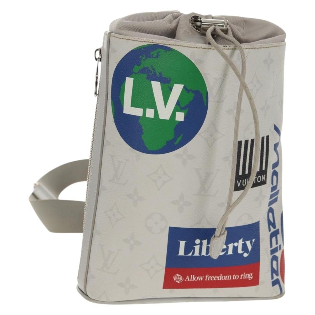Louis Vuitton Chalk Sling Bag Limited Edition Logo Story Monogram Canvas Product Image