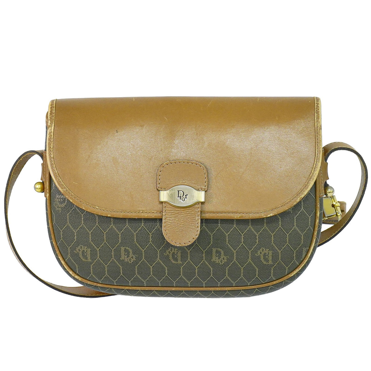 Christian Dior Vintage Honeycomb Canvas Product Image