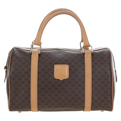 Celine Vintage Macadam Boston Canvas and Leather Product Image
