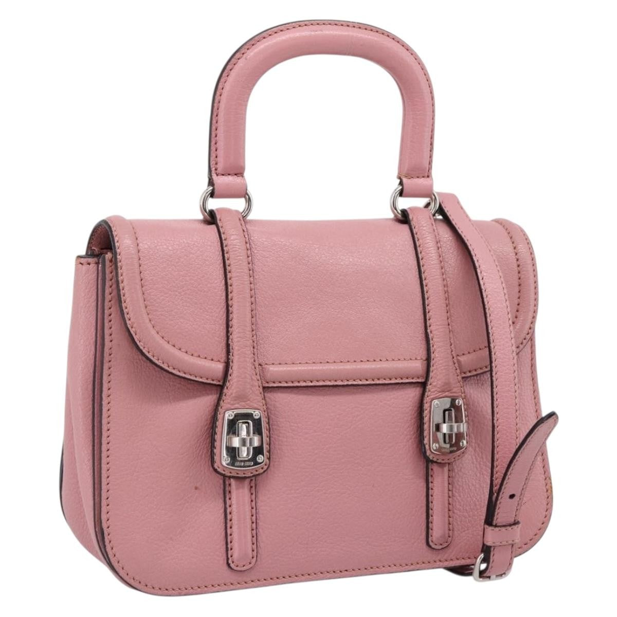 Miu Miu Beau Top Handle Leather Medium