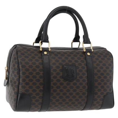 Celine Vintage Duffle Bag Macadam Coated Canvas Medium