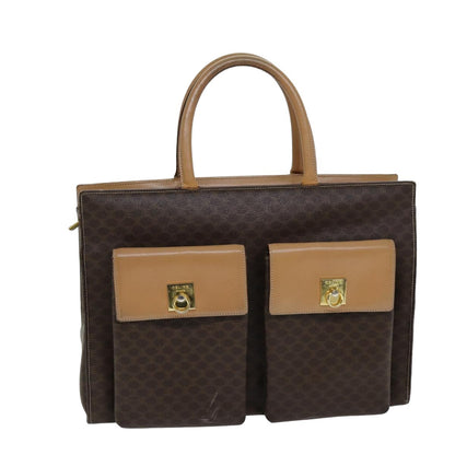 Celine Vintage Macadam Tote bag Canvas and Leather Product Image