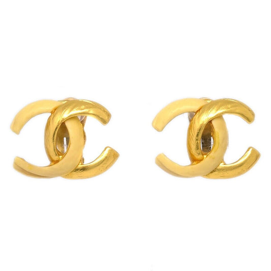 Chanel CC Clip-On Earrings Metal Product Image
