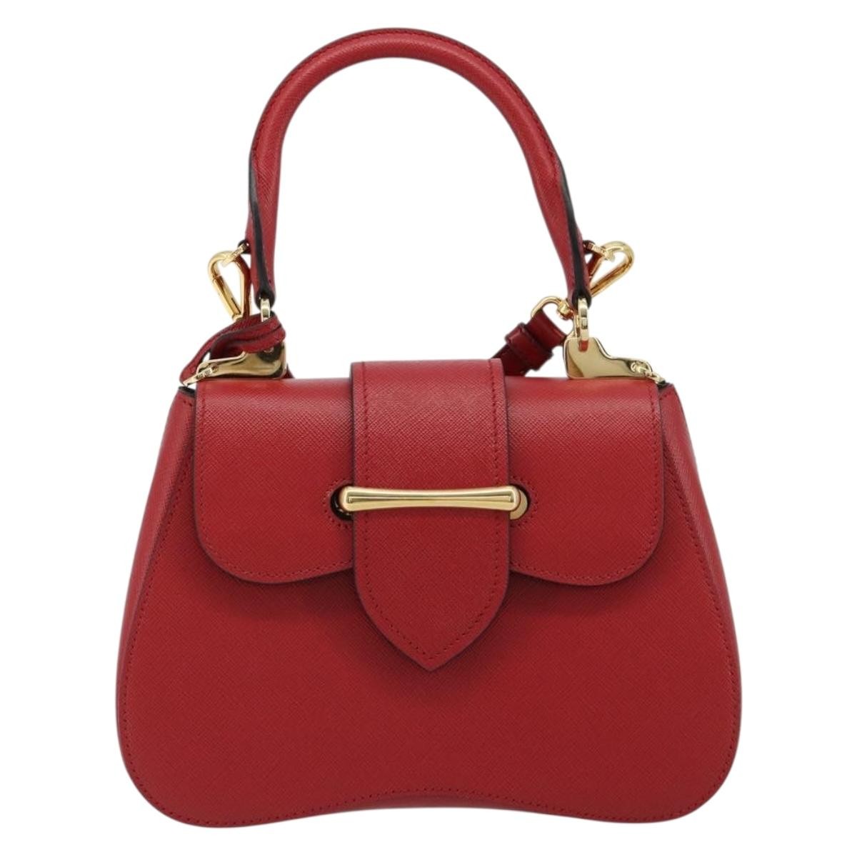 Prada Sidonie Top Handle Bag Saffiano Leather Small