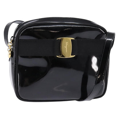 Salvatore Ferragamo Vara Bow camera Shoulder Bag Patent Leather Product Image