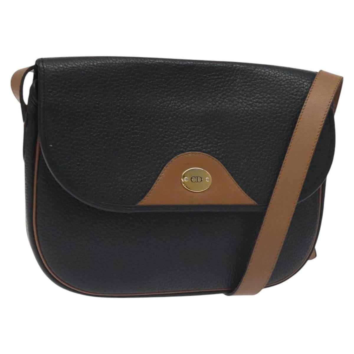 Christian Dior Vintage CD Flap Leather Medium