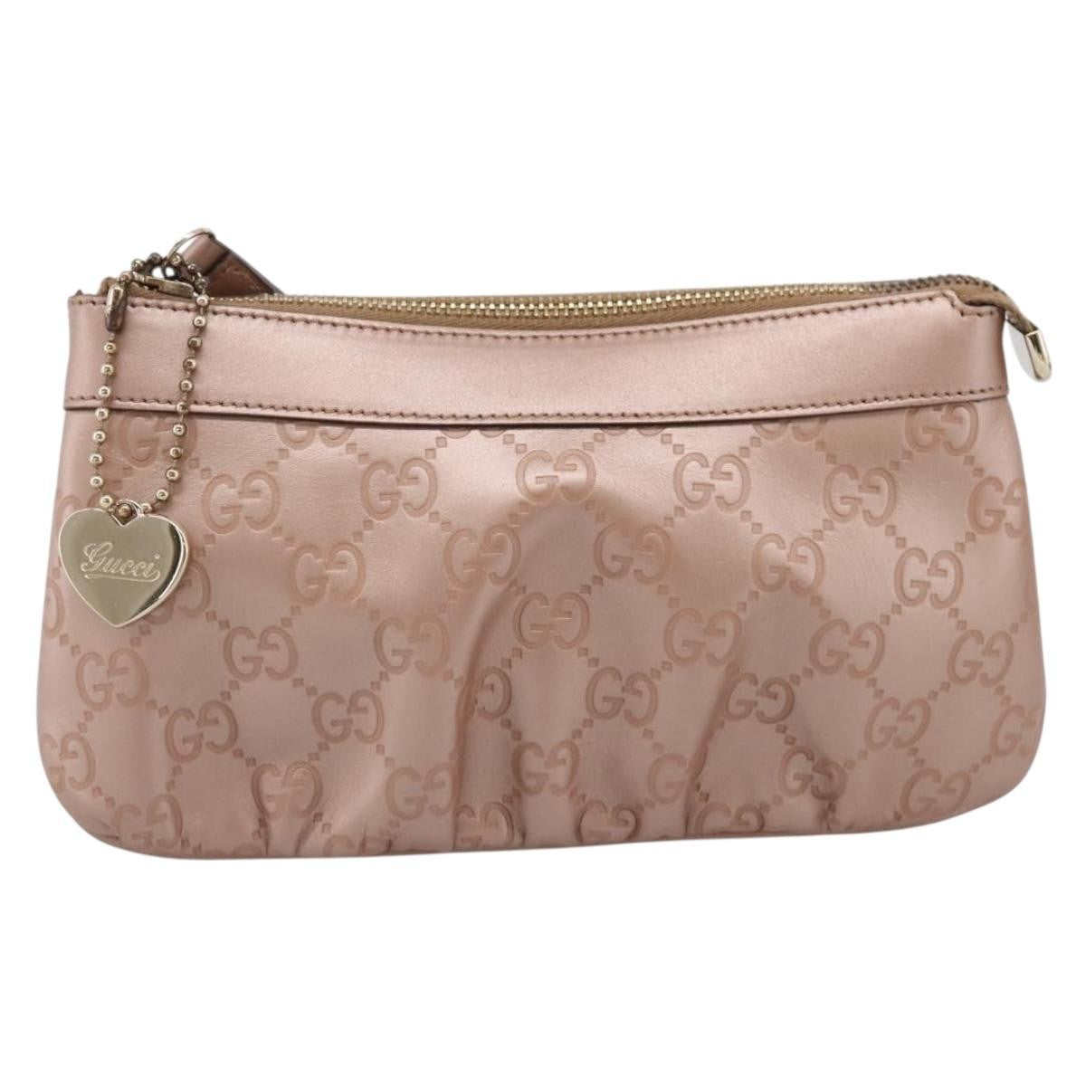 Gucci Heart Wristlet Guccissima Leather Product Image