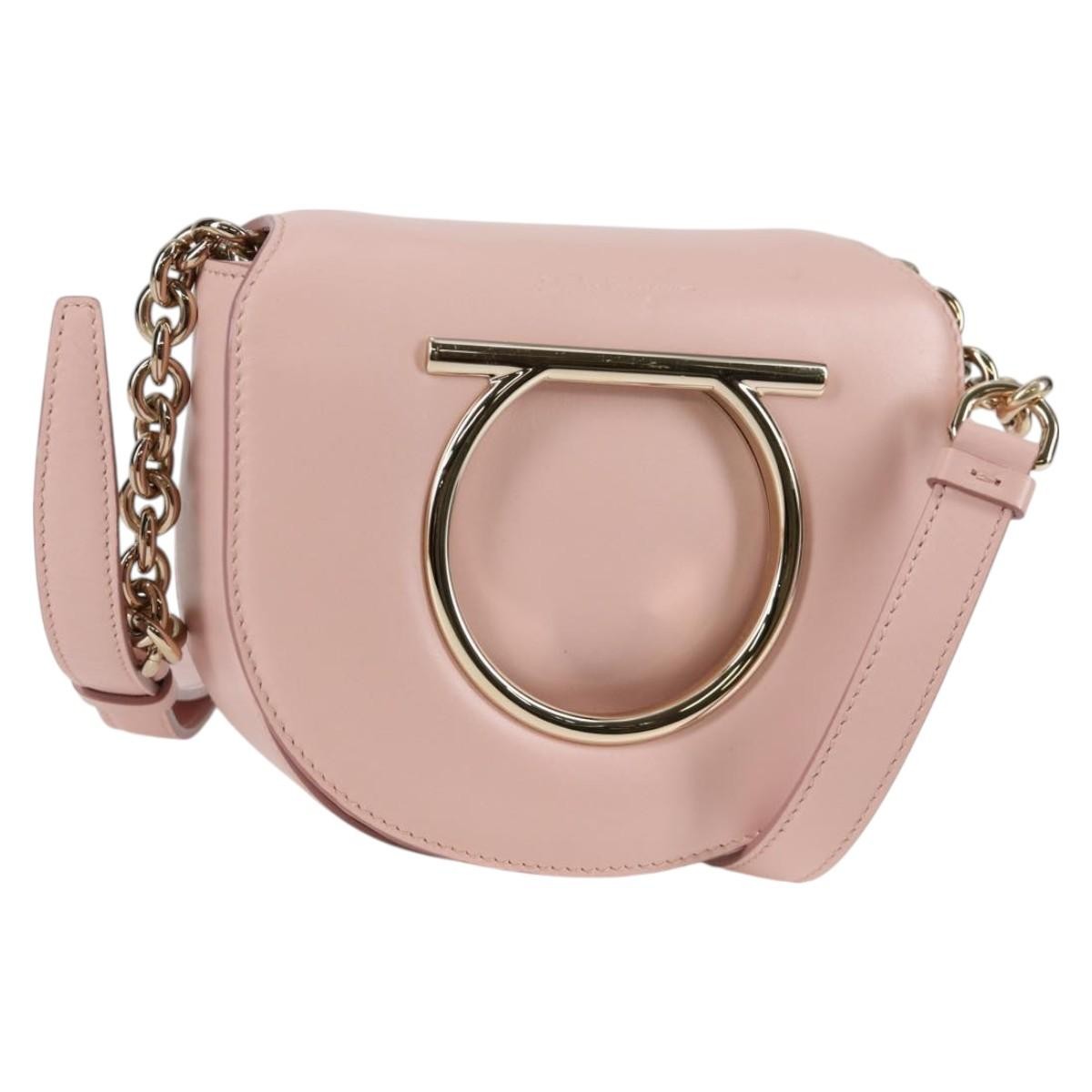 Salvatore Ferragamo Vela Flap Leather Medium