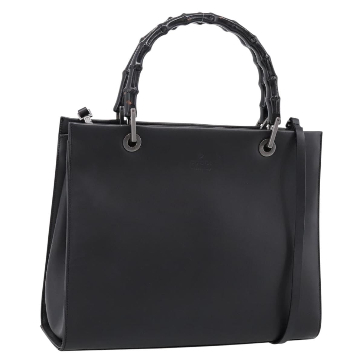 Gucci Bamboo Top Handle Leather Medium