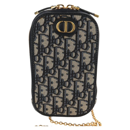 Christian Dior 30 Montaigne Phone Holder on Chain Oblique Canvas Product Image