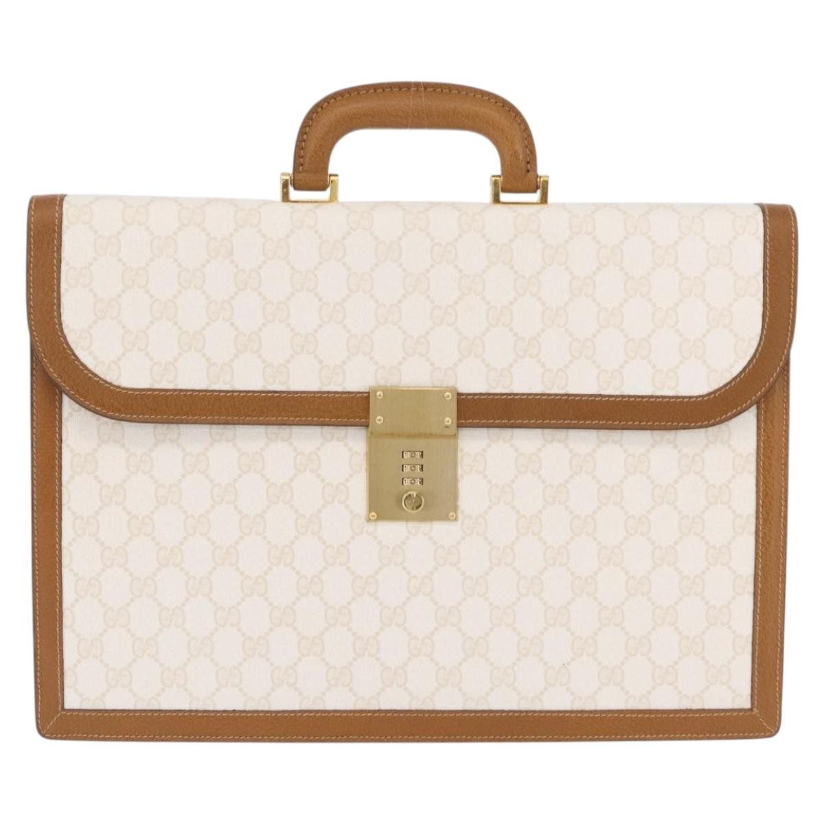 Gucci Business GG Canvas with Leather Medium