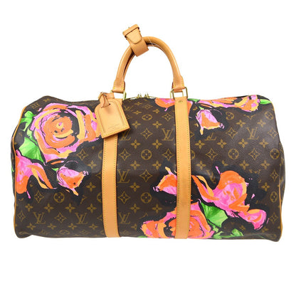 Louis Vuitton Keepall Bag Limited Edition Monogram Roses 50