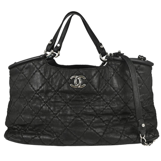 Chanel CC Sea Hit Quilted Iridescent Calfskin Large