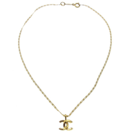 Chanel CC Pendant Necklace Metal Product Image
