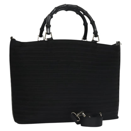 Gucci Vintage Bamboo Handle Bag Nylon Product Image