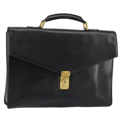 Chanel Vintage Lock Briefcase Caviar Large