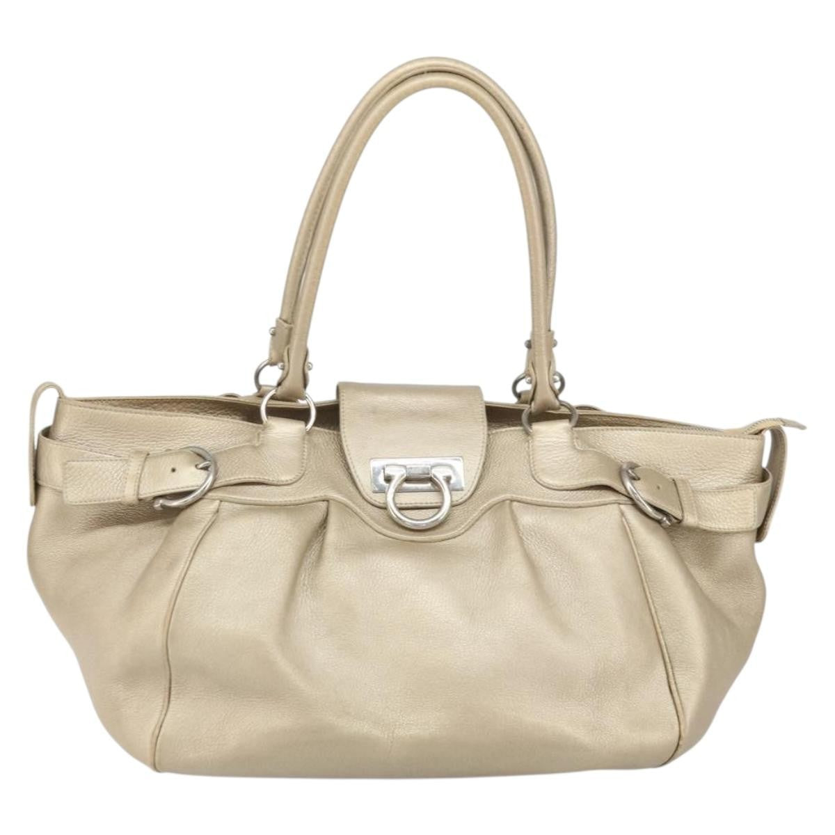 Salvatore Ferragamo Gancini handbag Leather Product Image