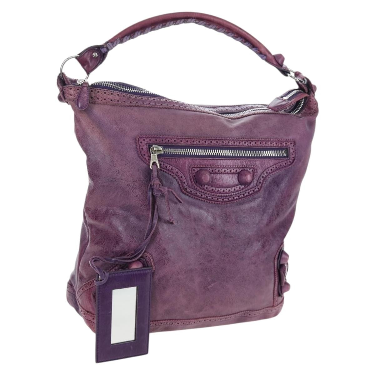 Balenciaga Covered Giant Brogues Day Hobo Leather Product Image