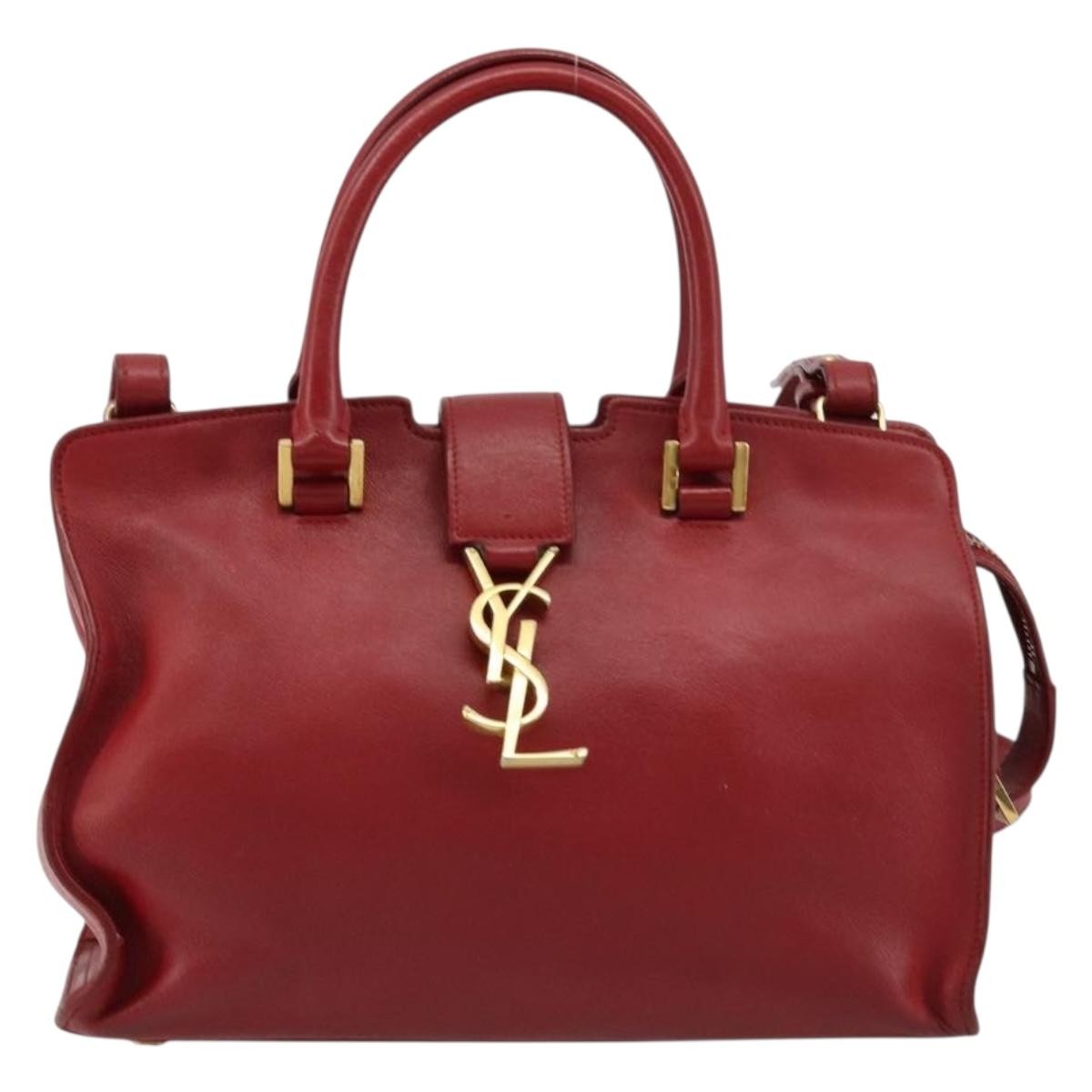 Saint Laurent Monogram Cabas Leather Small
