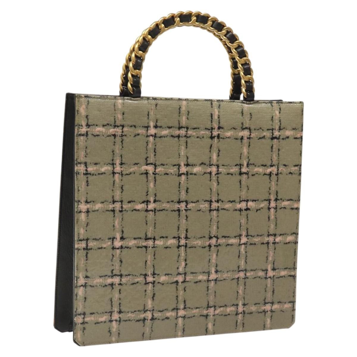 Chanel Vintage Chocolate Bar Tote Leather Product Image