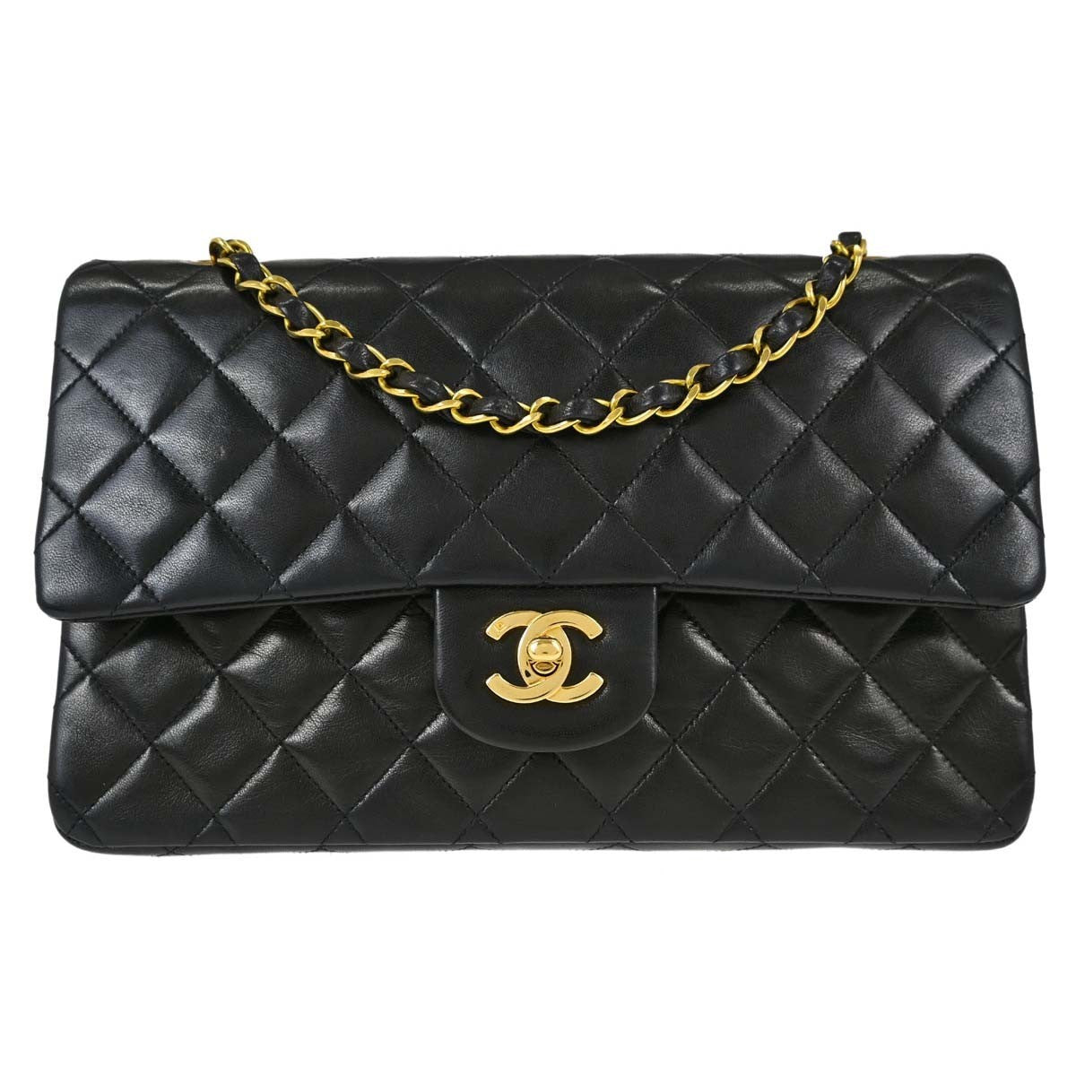 Chanel Vintage Classic Single Flap Quilted Lambskin Medium