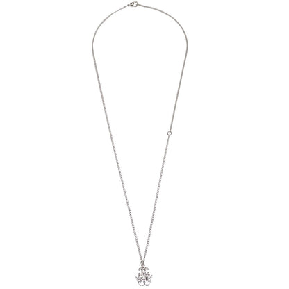 Chanel Vintage CC Logo Chain Charm Pendant silver plated Product Image