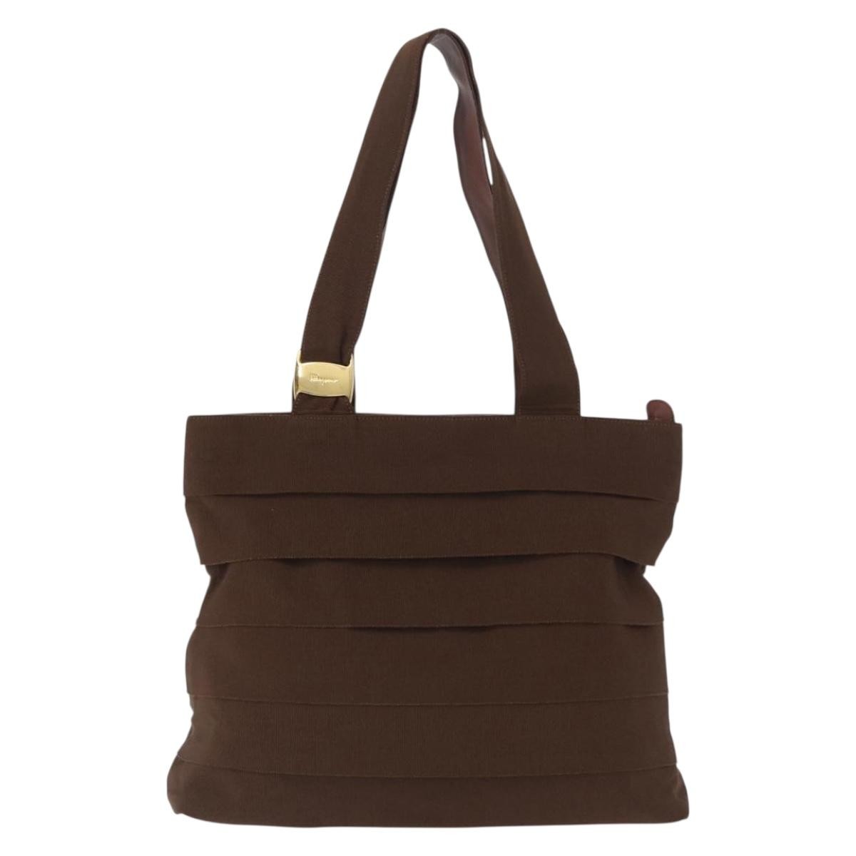 Salvatore Ferragamo Vara Tote Canvas Product Image