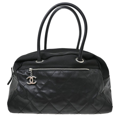 Chanel Biarritz Duffle Quilted Canvas Large