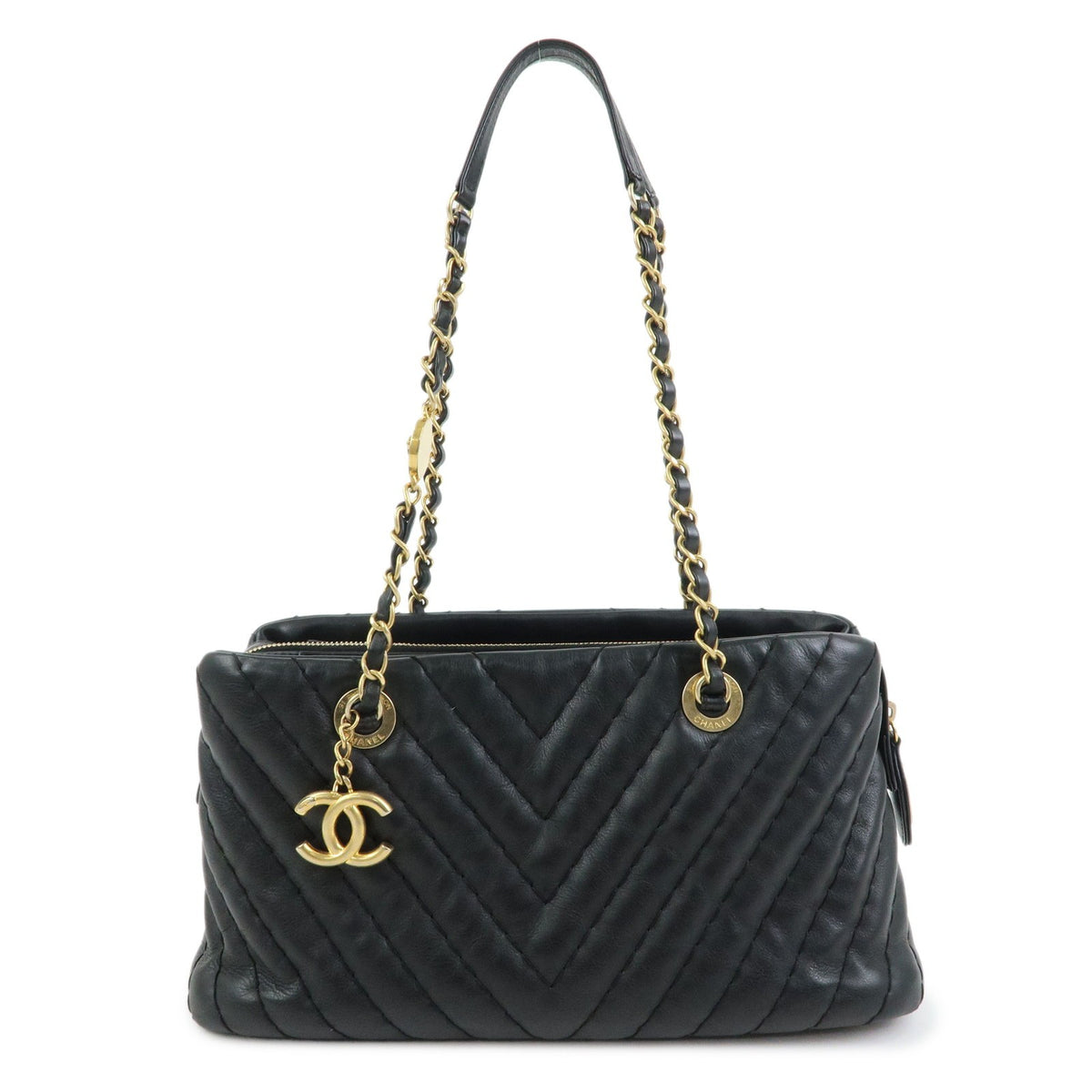 Chanel V Stitch Leather Product Image