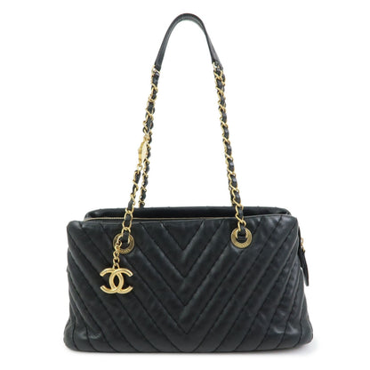 Chanel V Stitch Leather Product Image