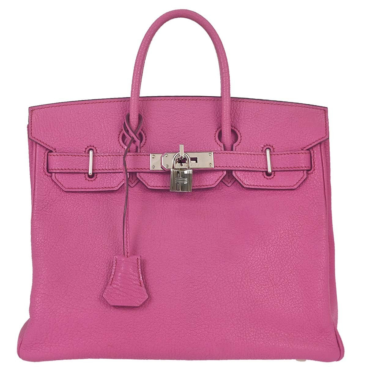 Hermes HAC Birkin Pink Chevre de Coromandel with Palladium Hardware 28