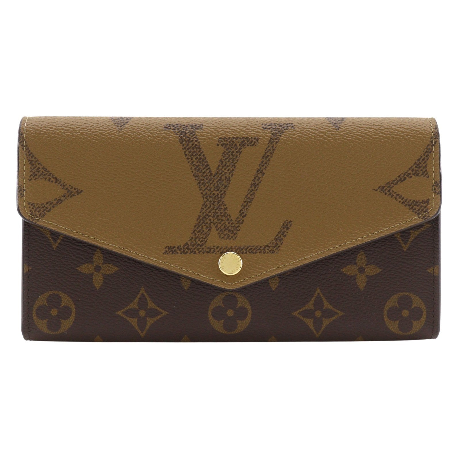 Louis Vuitton Sarah Wallet NM Reverse Monogram Giant and Monogram Canvas Product Image