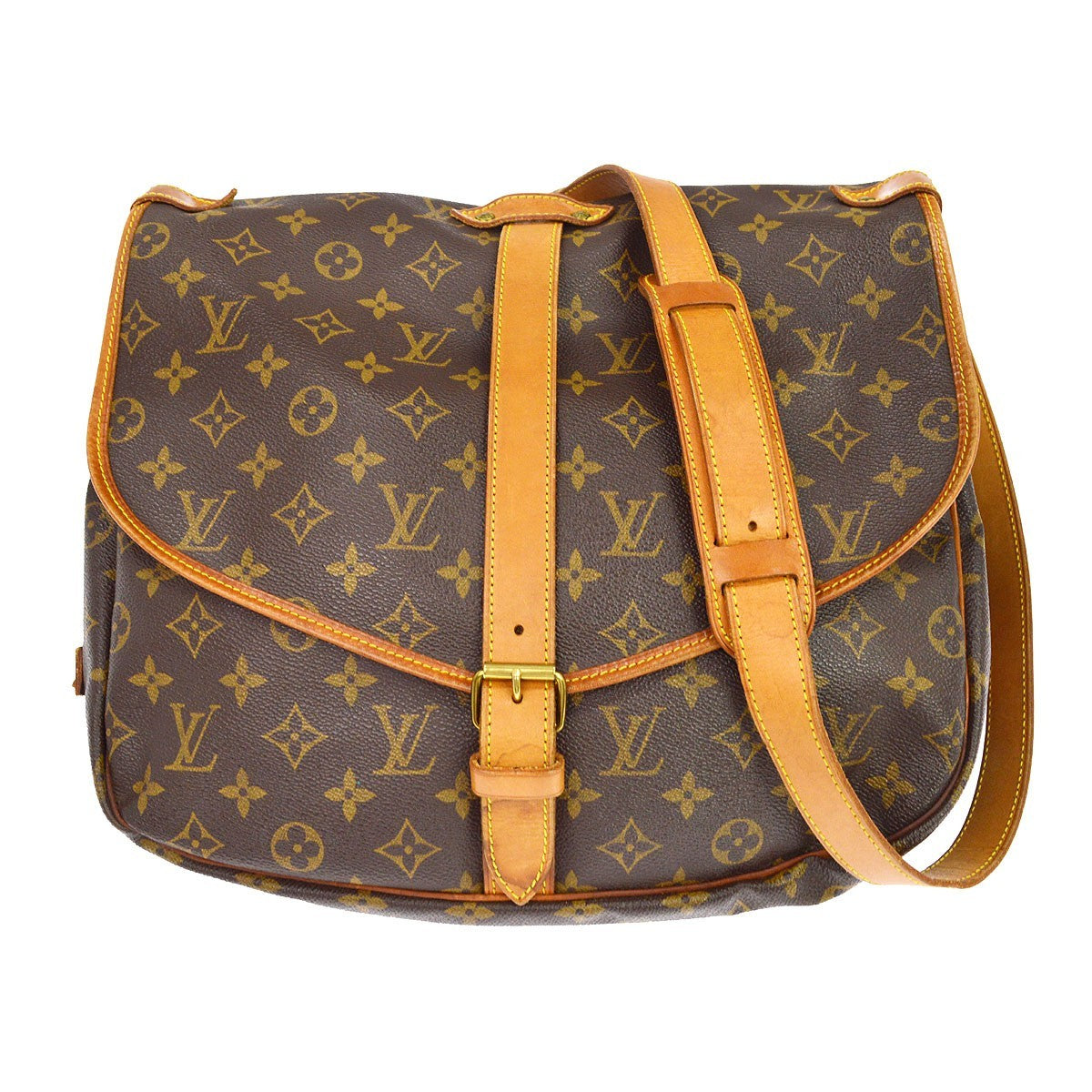 Louis Vuitton Saumur Monogram Canvas 35