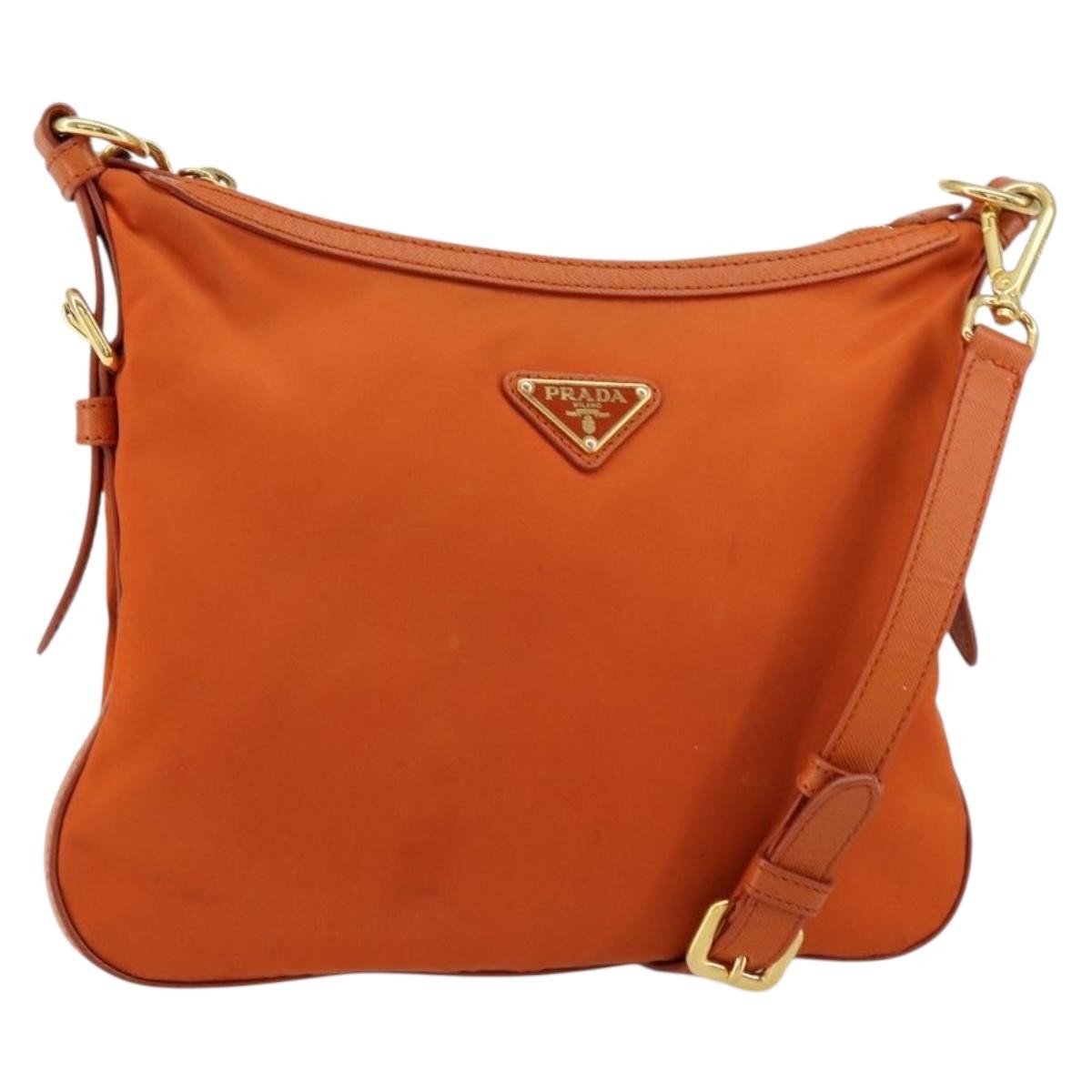 Prada Flat Messenger Tessuto with Leather Small