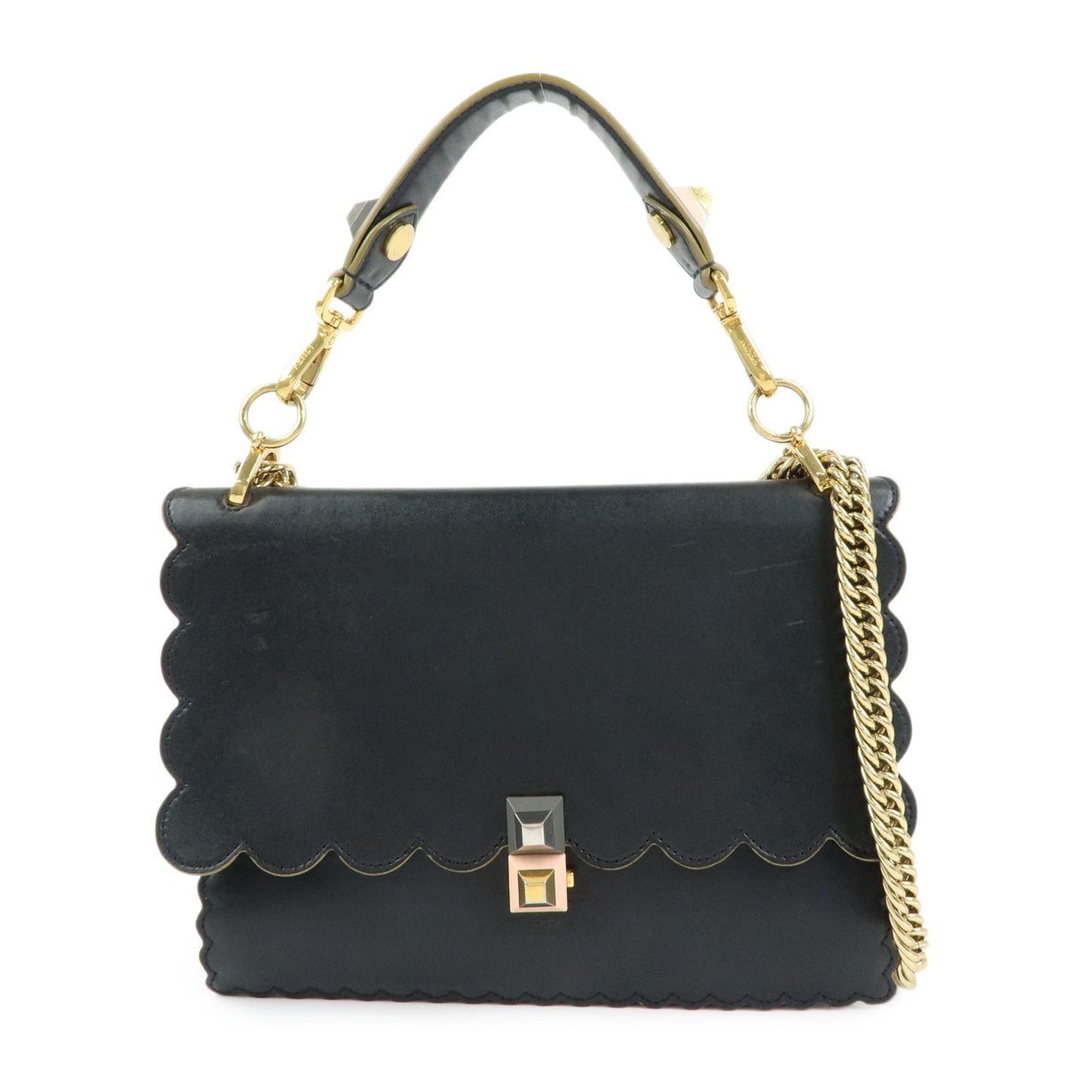 Fendi Kan I Leather Medium