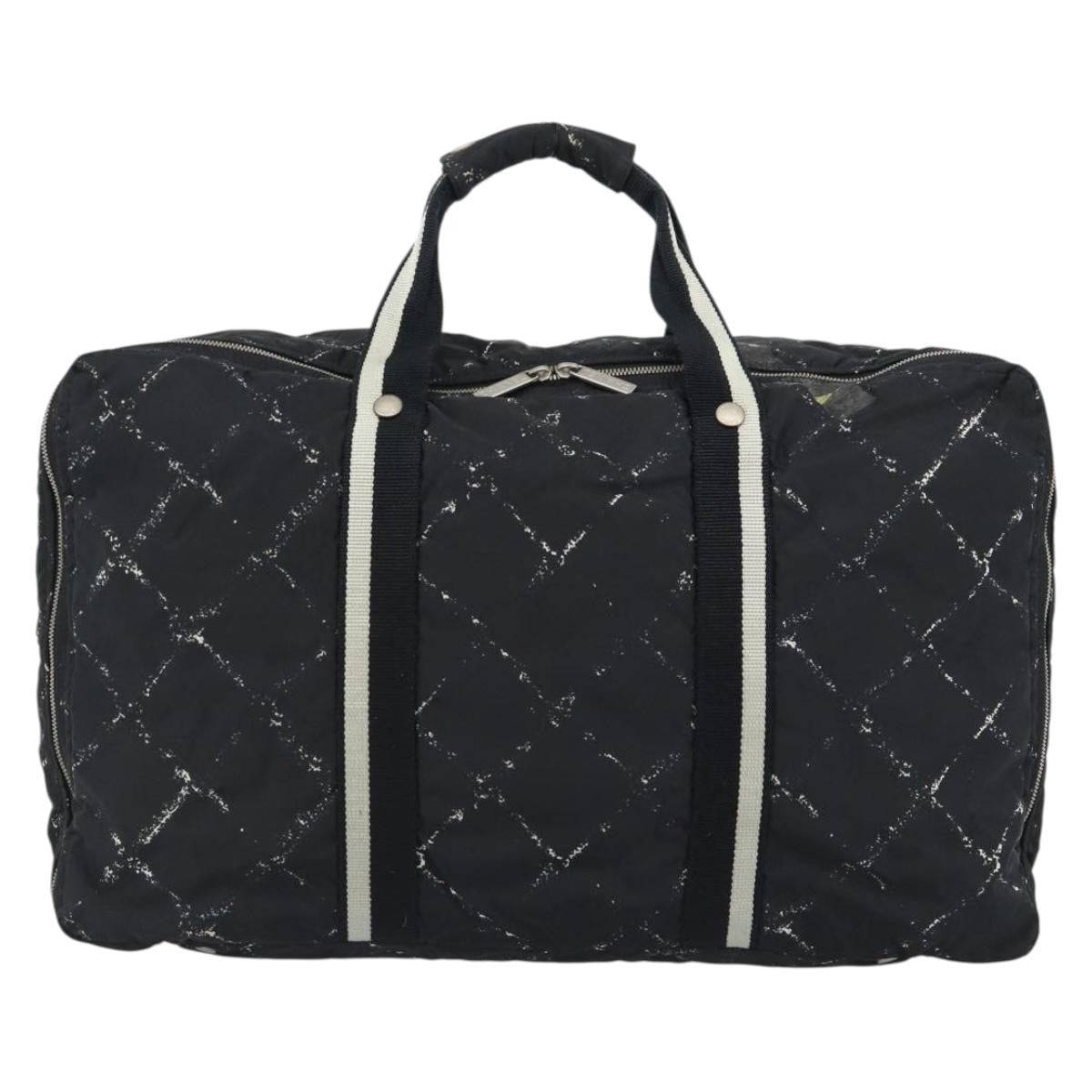 Chanel Travel Line Boston Printed Nylon Medium