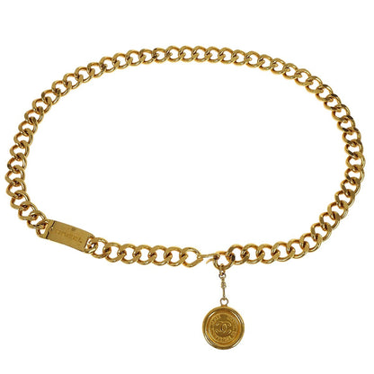 Chanel Vintage Medallion Chain Belt Metal Product Image