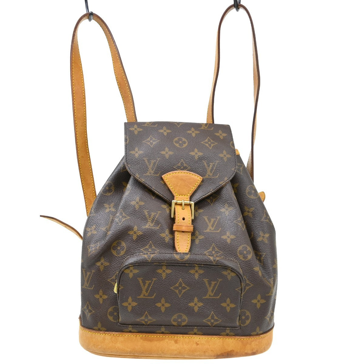 Louis Vuitton Vintage Montsouris Backpack Monogram Canvas MM