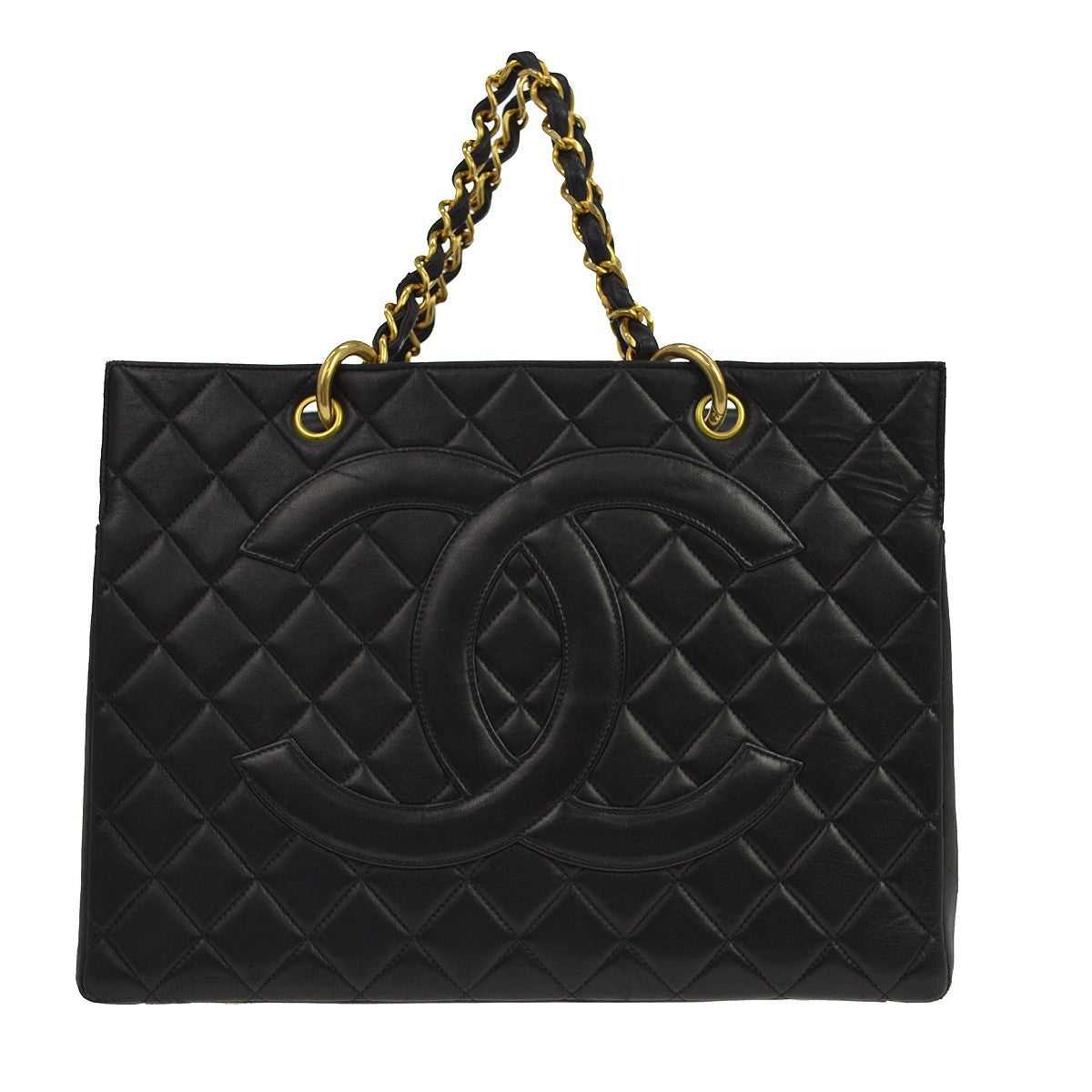 Chanel Vintage Grand Shopping Quilted Lambskin Product Image
