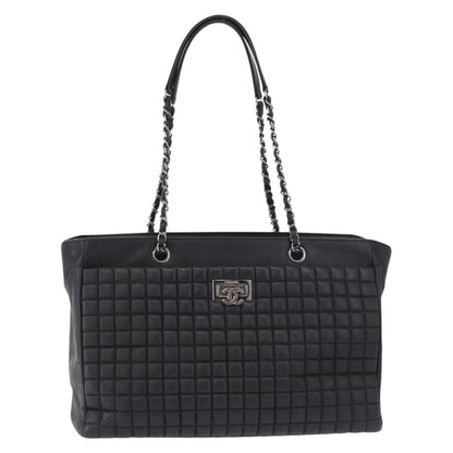 Chanel CC Lock Bubble Tote Quilted Iridescent Calfskin Large