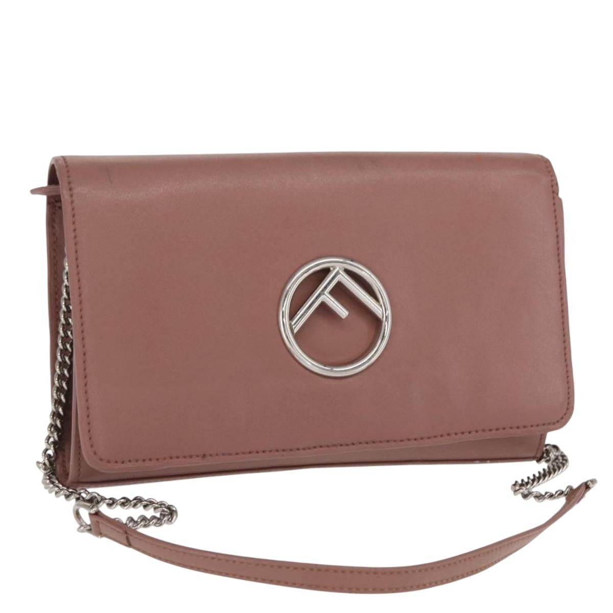 Fendi F is Fendi Wallet on Chain Leather Mini