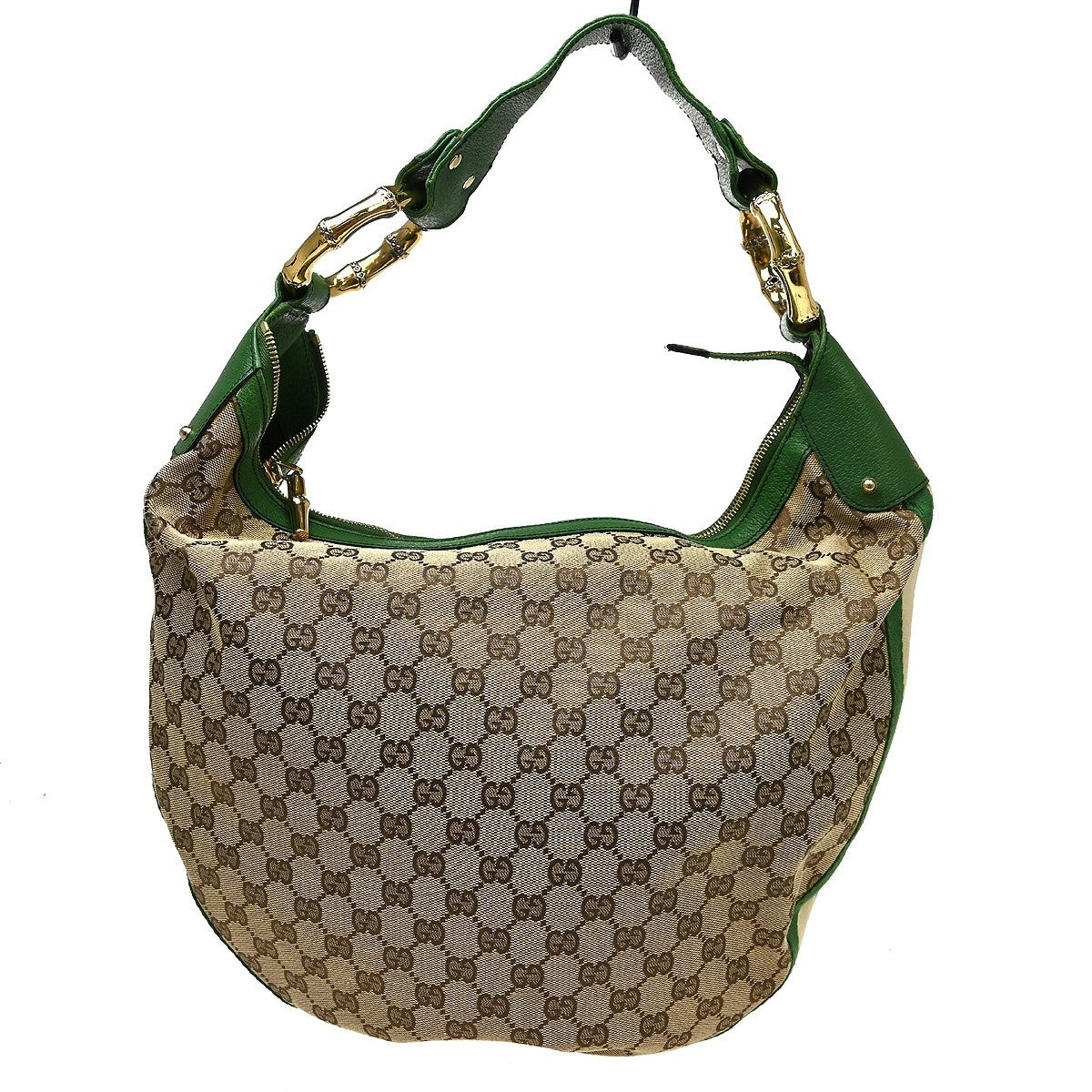 Gucci Bamboo Ring Hobo Guccissima Leather Medium