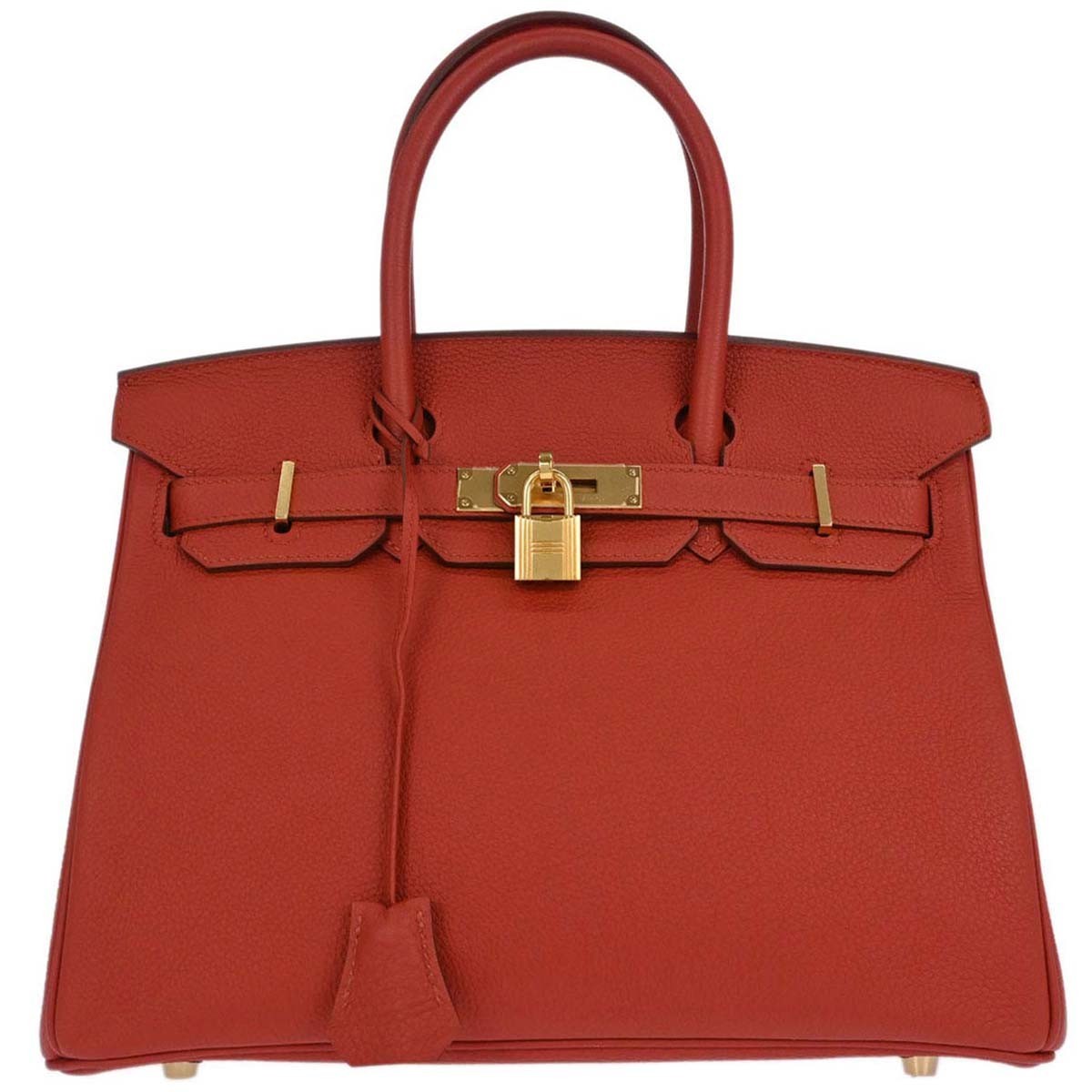 Hermes Birkin Red Togo with Gold Hardware 30