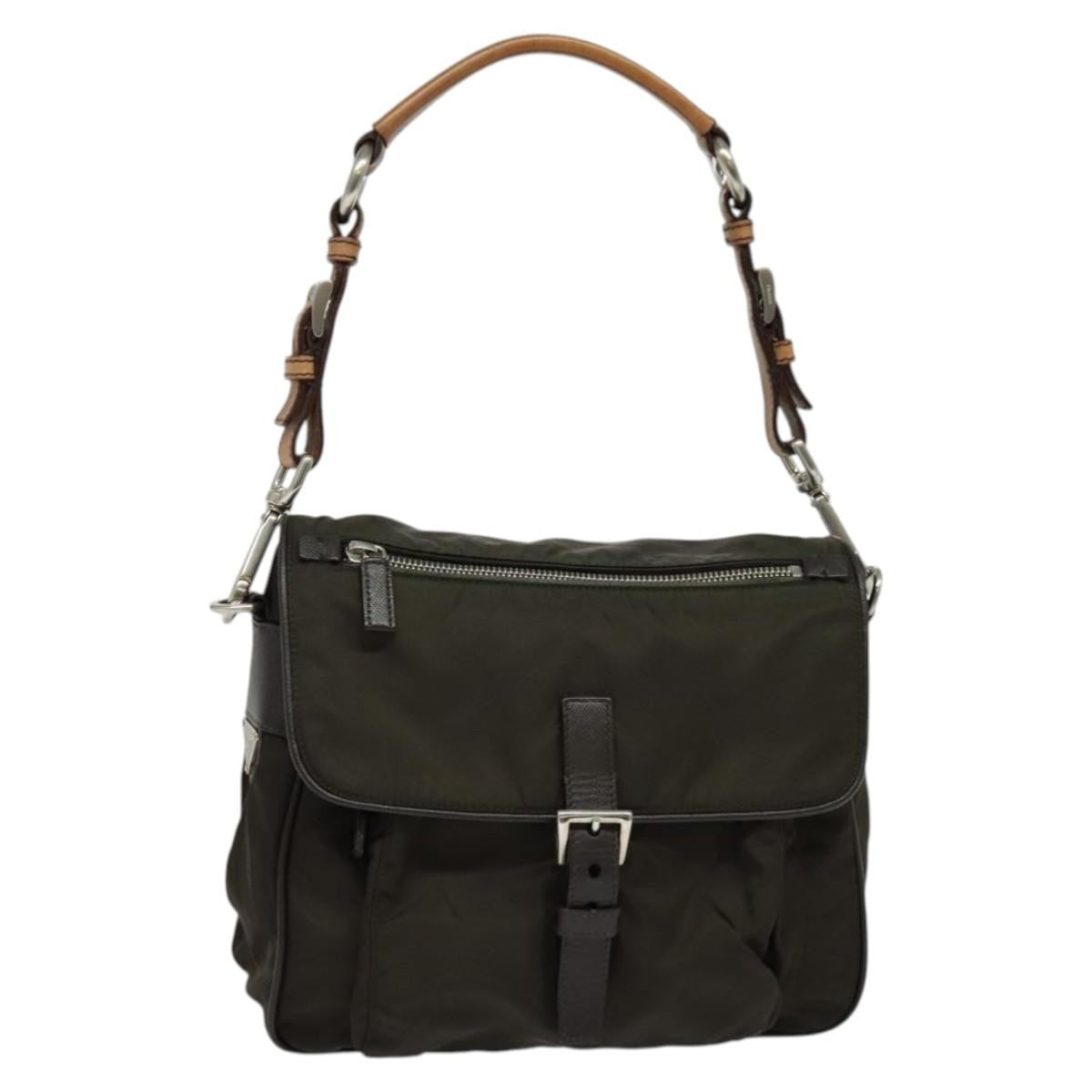 Prada Vintage Flap Shoulder Bag Nylon Product Image