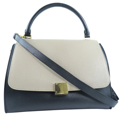 Celine Trapeze Bag Leather with Suede Medium