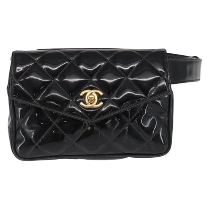 Chanel Vintage CC Flap Waist Patent Leather small