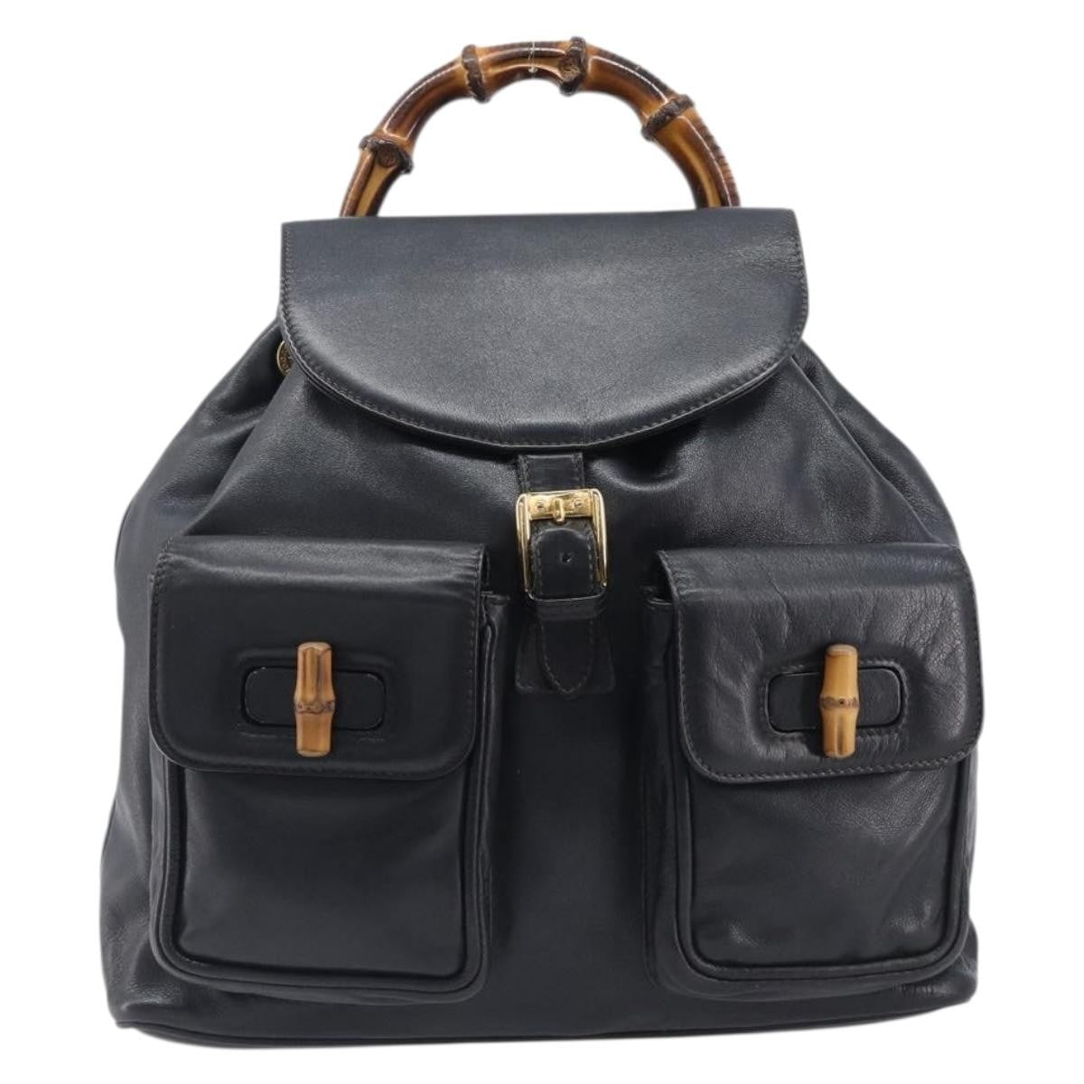 Gucci Vintage Bamboo Leather Medium