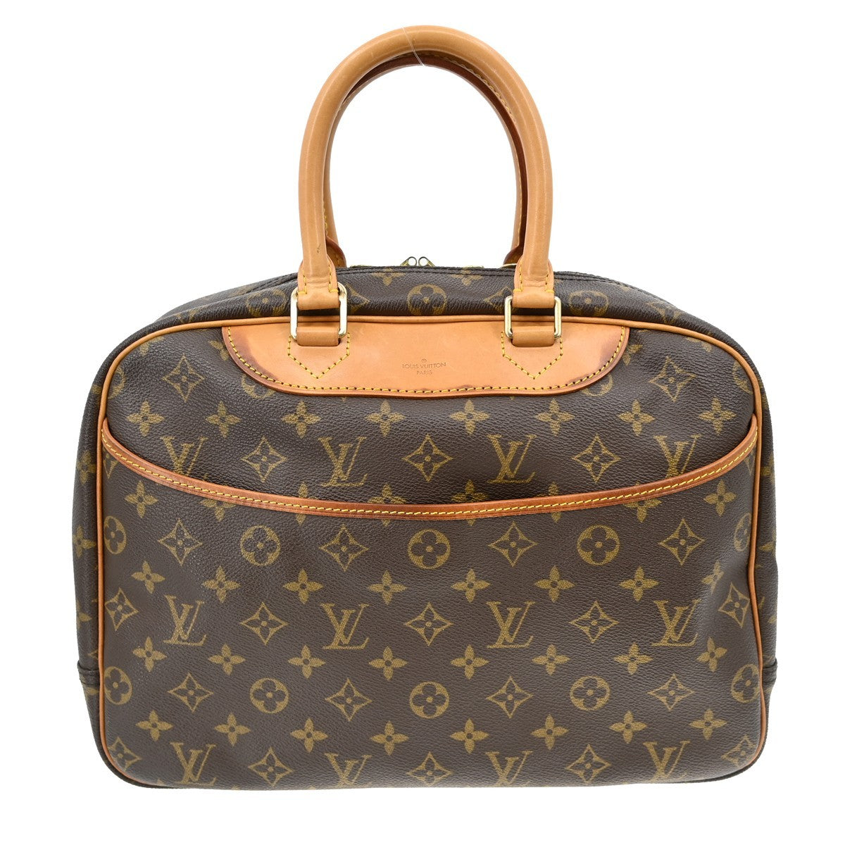 Louis Vuitton Deauville Handbag Monogram Canvas 34